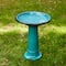 Glitzhome® 21.5" Faux Ceramic Tall Pedestal Birdbath